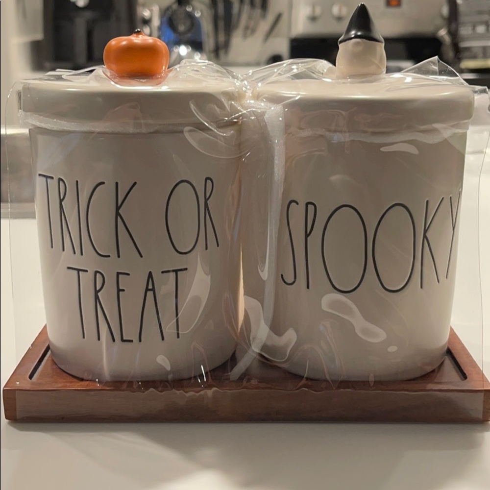 Rae Dunn Halloween jars! Never used